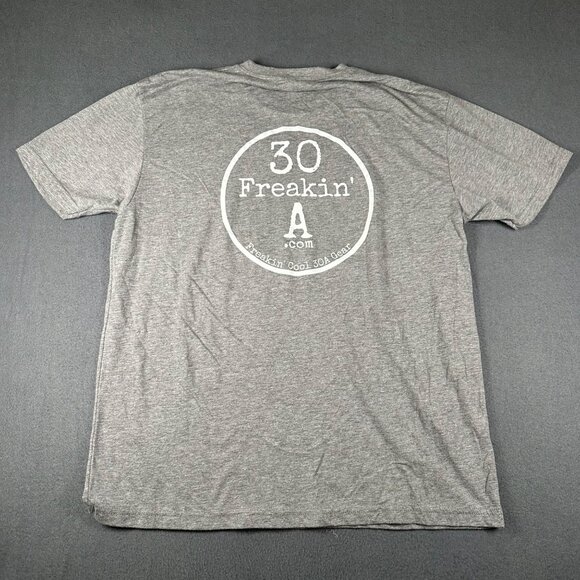 30A Next Level XXL Gray Short Sleeve Crew Neck Tee T-shirt 30 Freakin A - Picture 6 of 7